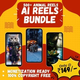 AI Reels Bundle - 500+ Animal Reels (Monetization Ready & 100% Copyright-Free)